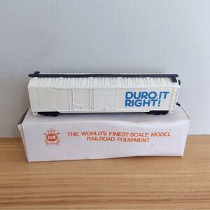 Vintage AHM HO Scale Duro It Right Box Reefer Train Car W/ Box